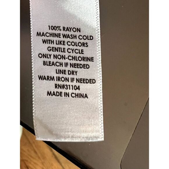 Blue and White Coral Print Crown & Ivy Tank Pattern Size M - Picture 4 of 5